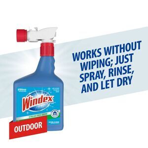 NEW Windex Streak-Free Outdoor Shine Window Cleaner 32 Fl Oz Hose End Sprayer